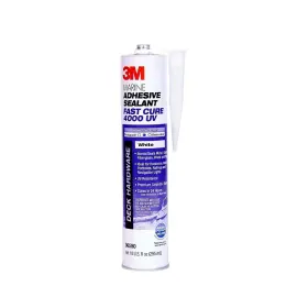 06580 3m 4363 White 4000 Uv Marine Adhesive Sealant Fast Cure - 10 Oz