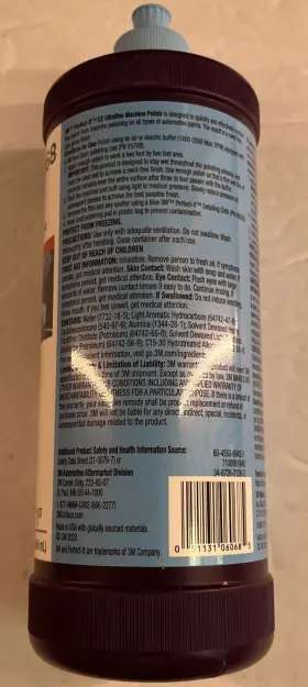 7100061948 3m 06068 Perfect-it Ex Ultrafine Machine Polish-quart - Opened Almost None Used #2