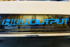 F1tu417t4365 3m Yamaha Twin Engine And High-output Decals Sticker Boat Outboard Graphics Oe Blue