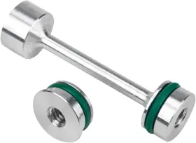 14078gm01 3mirrors Billet Aluminum Oil Diverter Barbell And Front Gallery Plug