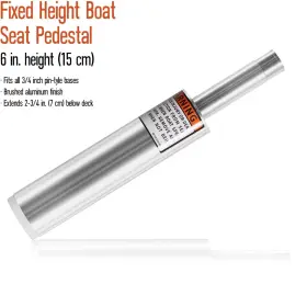 A2qp-2387 A2-auto Sp-2064 Lockftn-pin 3/4 Inch Boat Seat Pin Post 6 Inches Non-threaded For Pontoon