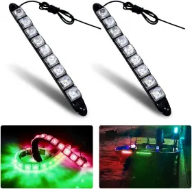 Acelane 631105976770 Marine Navigation Lights Green And Red Led Red&green