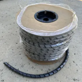 401819188 Aduque 3/4bk-100 Pacer 3/4 Inch Spiral Wrap - Black 100ft Roll