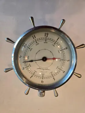 1213-c Airguide Vintage Marine Clock Model