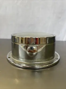 1245 Airguide Vintage Marine Clock Nautical Boat 7 Jewels 8 Day A14 #2