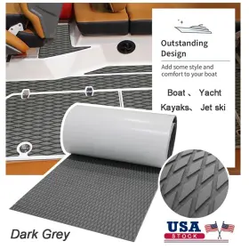 Alq-1 Alianqiu Gray-90240 Xlg - Dark Gray Boat Flooring Eva Foam Floor Mat Decking Pad Accessories Alq-1 Alianqiu Gray-90240 Xlg - Dark Gray Boat Flooring Eva Foam Floor Mat Decking Pad Accessories