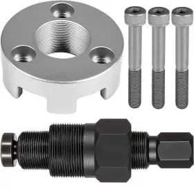 Amqp175-0800 Am-auto Flywheel Puller Removal Tool 1.5 Inch X16 And Mt0025 Lifting Adapter For Yamaha 5.3l V8