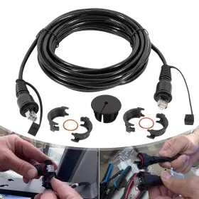 Win-010-10551-00 Amauto For Marine Network Cable 20 Feet Rj45 Compatible With Garmin Devices010-10551-00