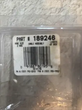 189246 Ancor Marine Battery Cable Assembly 2 Awg Wire 3/8 Stud Black 48 Inch With End Caps #3 189246 Ancor Marine Battery Cable Assembly 2 Awg Wire 3/8 Stud Black 48 Inch With End Caps #3