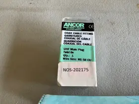 202175 Ancor Marine Grade Coax Cable Fitting Male Plug New Nos