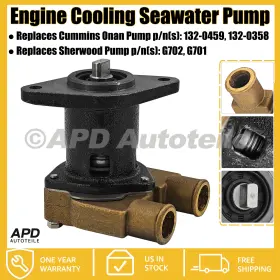132-0358 Apd Autoteile For Sherwood G702 G701 G701-01 And G702-01 Engine Cooling Seawater Pump