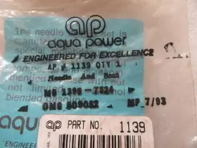 509052 Aqua Power 1139 E69 Needle And Seat Replaces Omc Oem New Factory Boat Parts #2 509052 Aqua Power 1139 E69 Needle And Seat Replaces Omc Oem New Factory Boat Parts #2