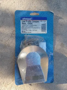 11475-3 Attwood 022697001795 Low Profile Compact Horn