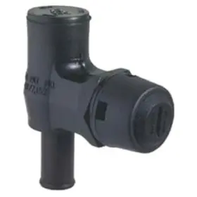 16703 Attwood 90-degree Standard Mount Fuel Tank Vent For 5/8 Inch Hose - Black