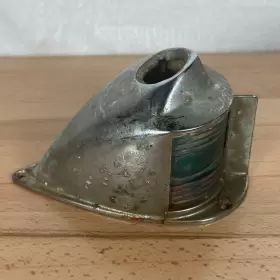 8020-2 Attwood 8020-1 Vintage Chrome Boat Bow Navigation Light Abw #2