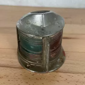 8020-2 Attwood 8020-1 Vintage Chrome Boat Bow Navigation Light Abw