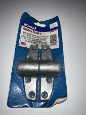 9142b3 Attwood Nos Oarlock Sockets 1 Pair Zamak