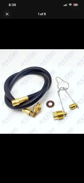 32-865277a02 Auto-marineparts For Mercury Mercruiser Quicksilver Oil Drain Hose Kit Sae 1/2-20