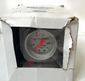 Auto Meter 046074120954 Marine In-dash Mount Mechanical Water Pressure Gauge 0-35 Psi