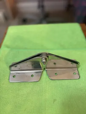 1008878 Baja Boat Nos Pair 7 1/2 Inch Long X 2 1/4 Wide 3/4 Tall Hinge Kp125