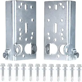 Bamboos Grocery Lokii 743430244605 Garage Door Bottom Lifting Bracket With 12 Pcs M6 Mounting Bolts For Silver