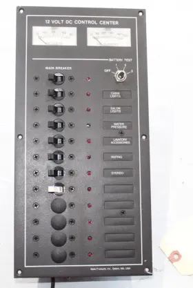 96-6001wc1 Bass Products Inc 1988 Wellcraft St Tropez 3200 32ft 12 Volt Dc Control Center Breaker Switch T6382