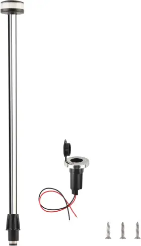 011584 Besramtic Stern Light Boat Anchor Marine Navigation 22 Inches All Round White