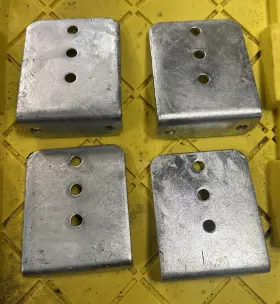 Best In Auto 847227012108 4 6 Inch X 5 Hot Dipped Galvanized L Type Boat Trailer New Bunk Board Brackets #2