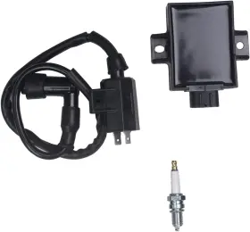 Bh-motor Klf220a New Ignition Coil Spark Plug Cdi For Kawasaki Bayou 220