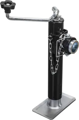 Atr39003r Big Red 2000 Lbs Capacity Weld On Pipe Mount Swivel Trailer 2000lb Black
