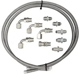 77905 Billet Specialties Spec Power Steering Hose Kit For Pump