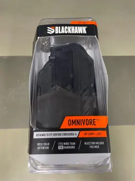 419001bbl Blackhawk Omnivore Multifit Surefire X300u-a Light Bearing Holster Left Black