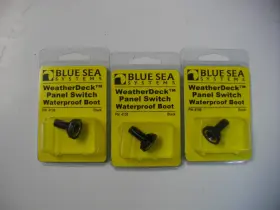4138 Blue Sea Systems Weatherdeck Panel Switch Waterproof Boot 3 Each