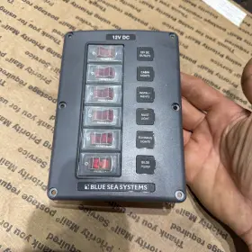 4322-bss Blue Sea Systems 6 Position Circuit Breaker Switch