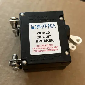 Blu-7238 Blue Sea Systems New A-series Double Pole Ac/dc Circuit Breaker 7238 30a White