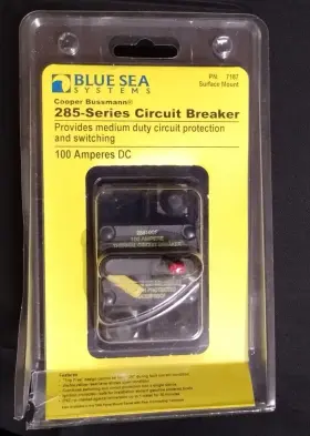Pn-7187 Blue Sea Systems 100 Amp 285-series Circuit Breaker Pn 7187 #2