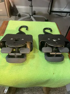 K107 Boat Buckle Used Pair Ranger Rachet Strap Tie Down Straps #3 K107 Boat Buckle Used Pair Ranger Rachet Strap Tie Down Straps #3
