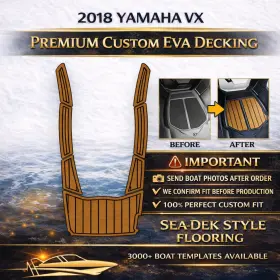 Yvx2018-seadek-eva-kit Boat Flooring / Deck Mat 2018 Yamaha Vx Eva Decking Seadek Style Marine Kit