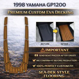 Yz-gp1200-1998-eva-flooring Boat Flooring / Deck Mat 1998 Yamaha Gp1200 Eva Decking Jet Ski Floor Seadek Style Non Slip