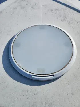 200423171 Bomar 2004 Four Winns 245 Sundowner Boat Round Circular Hatch Window White