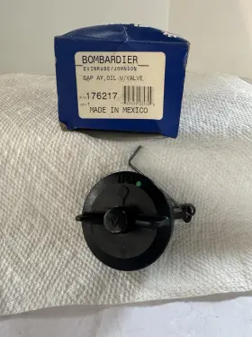 0176217 Bombardier Johnson Evinrude Marine Boat Oil Tank Cap Valve Oem 176217