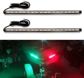 2718339 Botepon Navigation Lights - Led Bow Green And Red Night