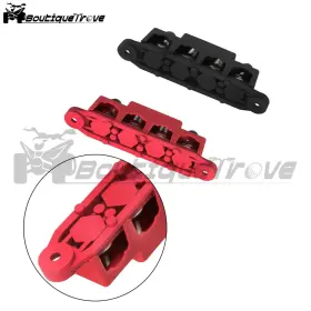Bou3958008 Boutiquetrove 4 Post Busbar Bus Bar Power Distribution 12v 250a 5/16 Inch Red And Black