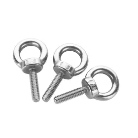 02-012-024 Brand Eowpower 5 Pieces Stainless Steel 304 1/4 Inch - 20 X 1 Lifting Ring #3