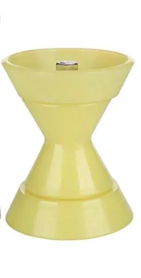 B07vt3qnqw Brand Liauliadll 3 Inch Yellow Poly Bow Roller With 1/2 Shaft Stop Boat Pwc Marine Trailer 4inch