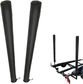 1017171 Brand Nqeuepn 48in Boat Trailer Guide Pole Covers 2pcs 48 X 2.4 Inch Black