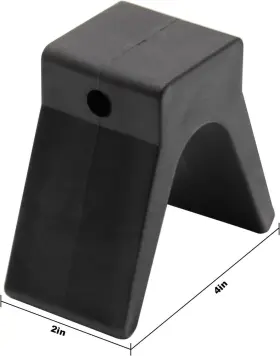 Fusuhs2589 Brand Syowada V-span Boat Trailer Bow Stop Block Rubber 2 4 1/2 Inch Black #2