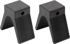 Fusuhs2589 Brand Syowada V-span Boat Trailer Bow Stop Block Rubber 2 4 1/2 Inch Black