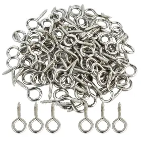 B07c1pyjfr Brand Wobe Diy Product 100pcs Small Screw Eye Shape Hanging Hooks 1 Inch Lag Thread Self-tapping