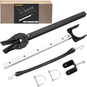 Crt001 Brand Wyckoff Boat Transom Saver Adjustable 23-35 Inches Inch Black Silver